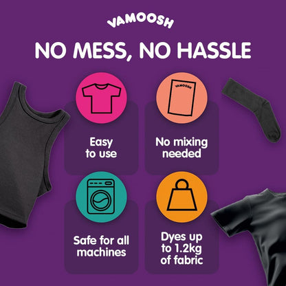 Vamoosh Wash & Dye Black 350g